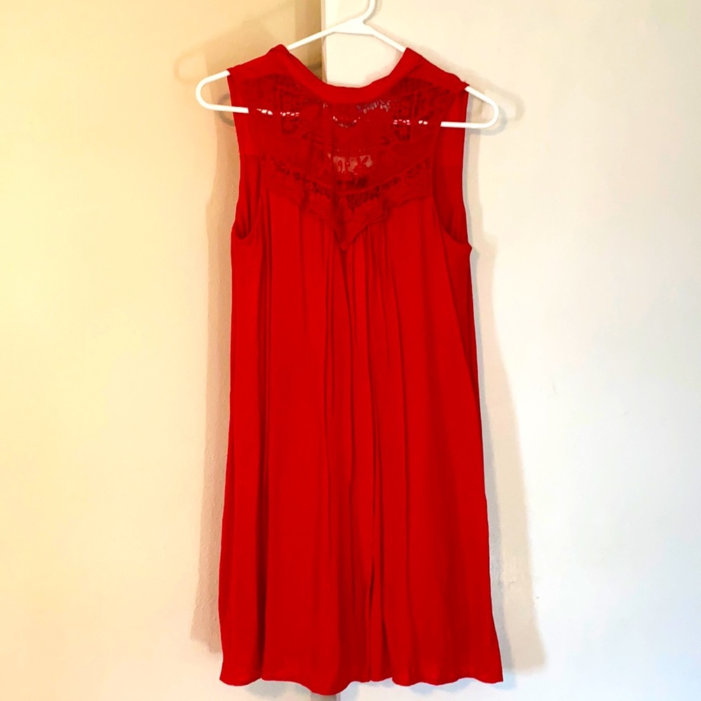 Red dress